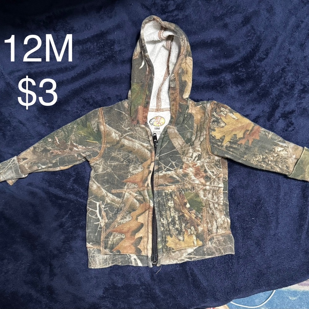 Bass Pro Shops Kids Camo Hoodie